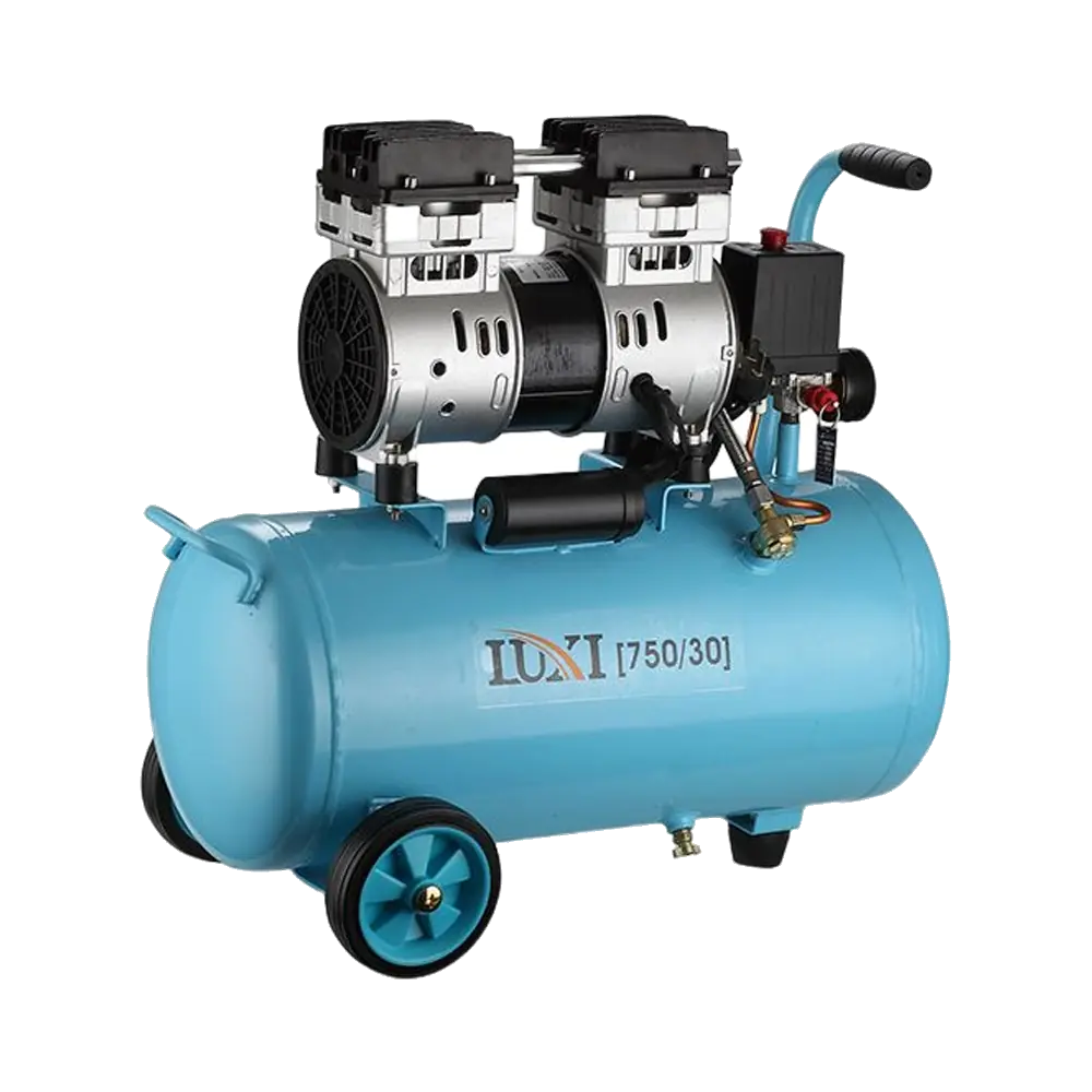 750W 30L Dual Cylinder Oil Free Compressor Model C-819