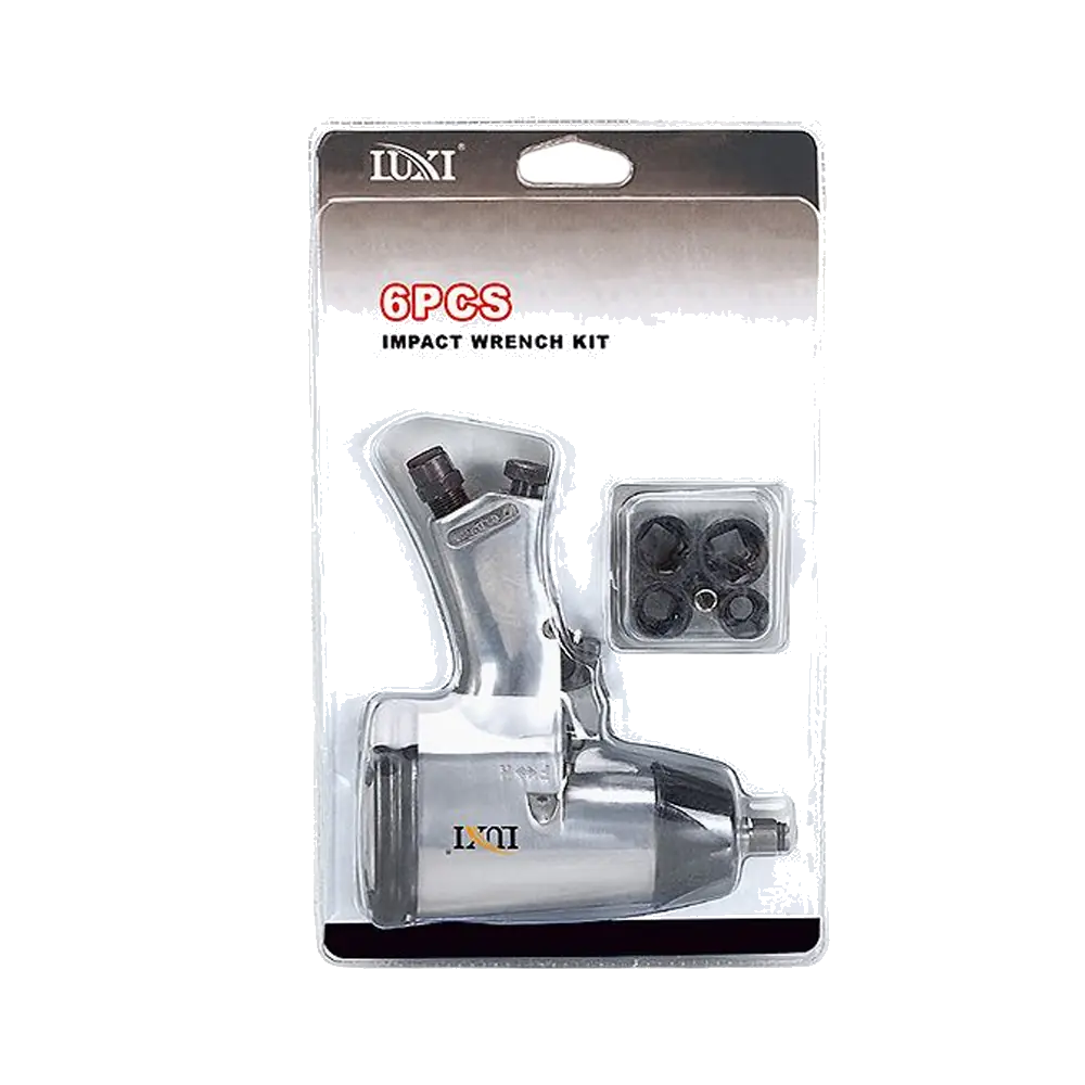 LX-102 (LX-2060K2) 6-PC Impact Wrench Blister Kit