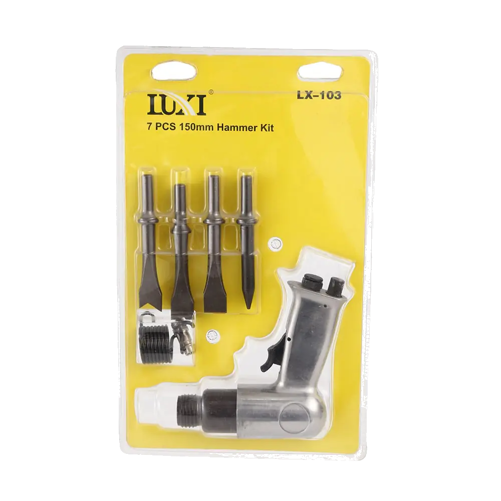 LX-103 (LX-3050K2) 7-PC Chisel Hammer Blister Kit