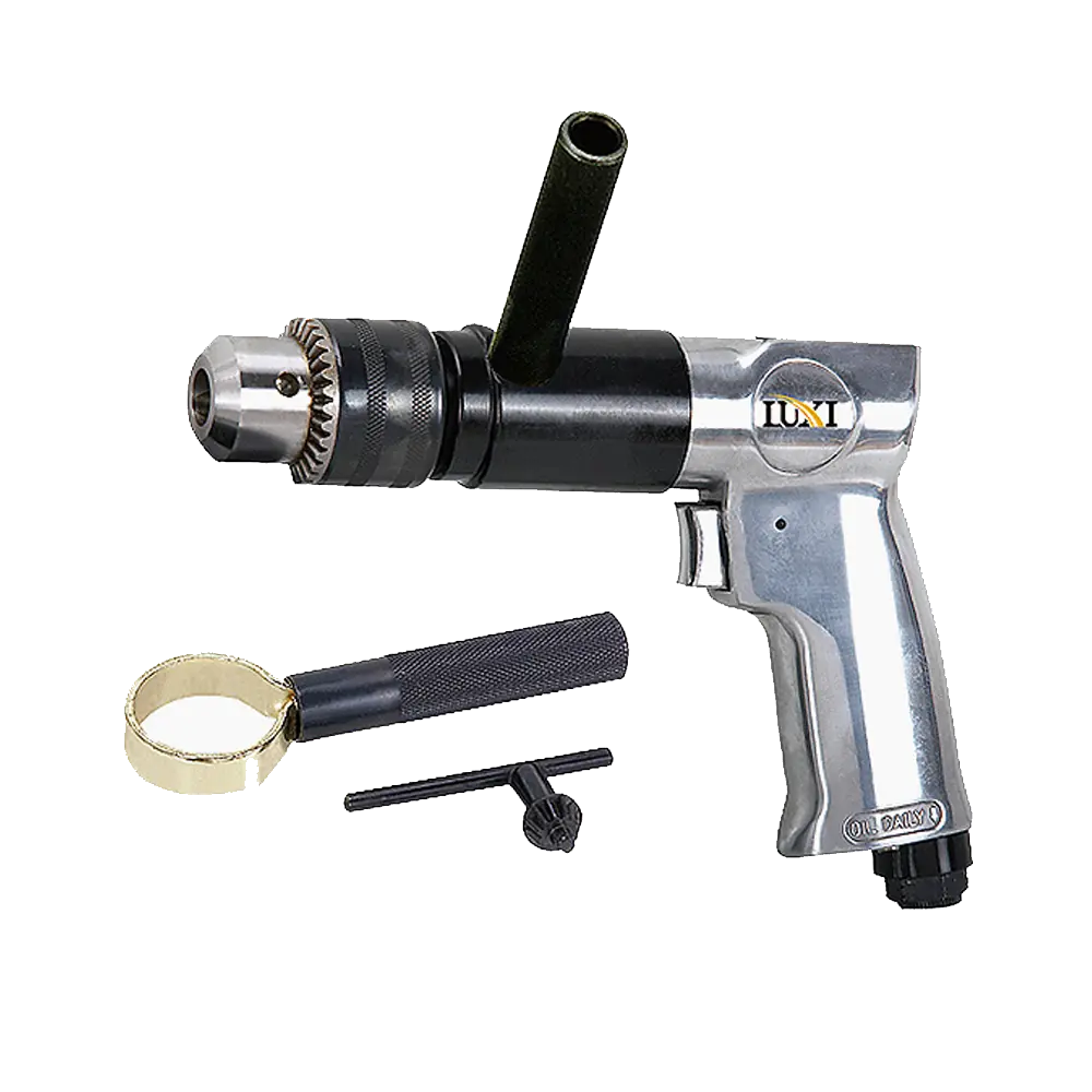 LX-3131 1-2 Inch Reversible Pistol Drill with Vice Handle